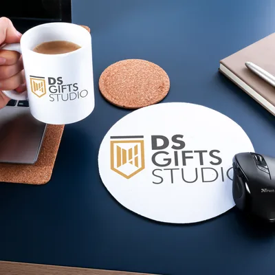 Corporate Logo Mug and Mousepad Set