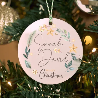 Custom Christmas Ornament with Name