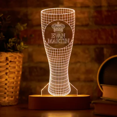 Custom Decorative Led Lamp with Beer Cup Design