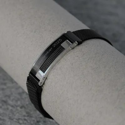 Custom Name Men’s Steel Bracelet