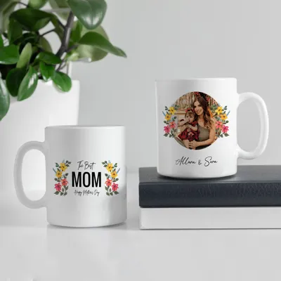 Custom Photo Mother's Day Mug for Mom