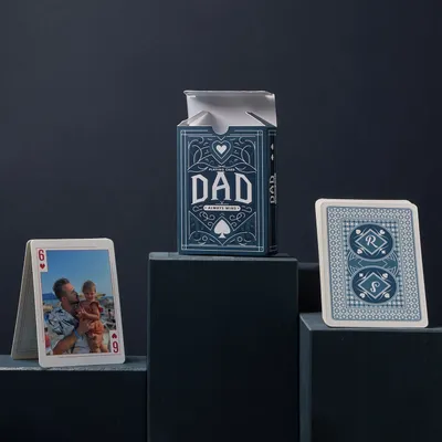 Custom Photo Playing Cards for Father's Day