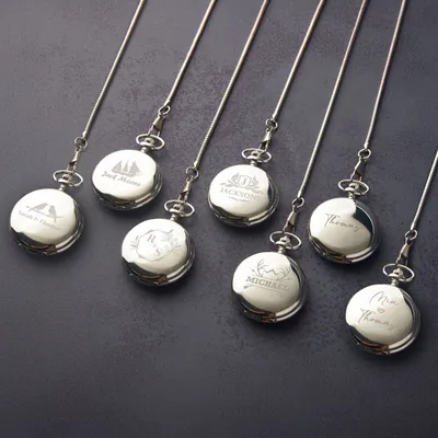 Custom Retro Pocket Watch For Him - 7 Unique Design