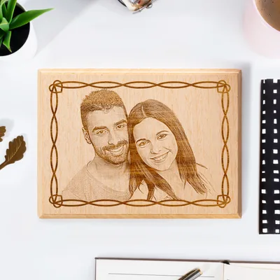 Custom Valentine's Day Gifts Mini Wood Photo