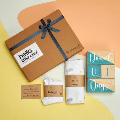 Customizable Baby Boy Gift box