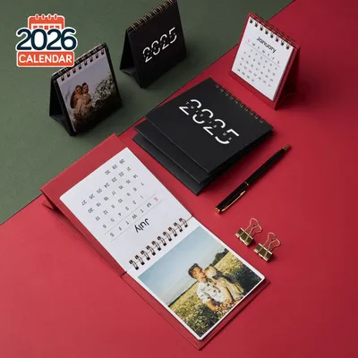 Customizable Picture Printed Desk Calendar