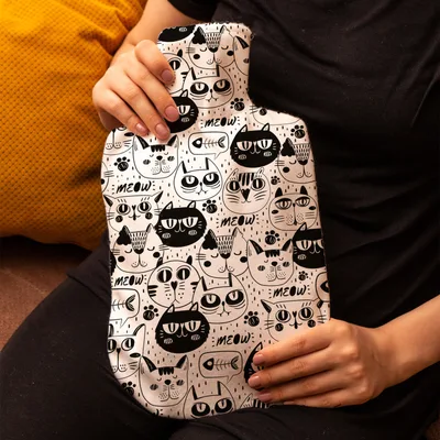 Cute Cat Design Hot Water Bag