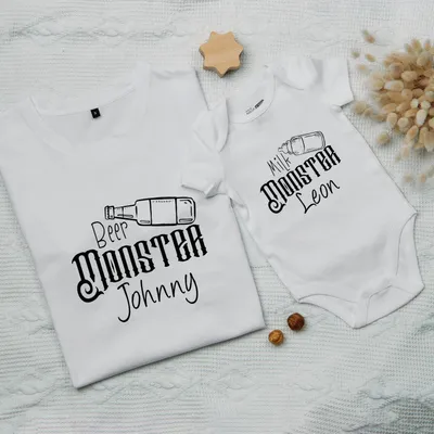 Dad and Baby Matching Tees Perfect for Father's Day