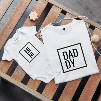 Daddy and Mini Matching Shirt Set for Dad and Baby