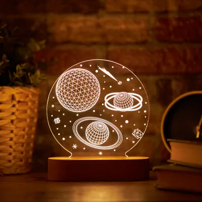 Decorative LED Lamp with Space Design