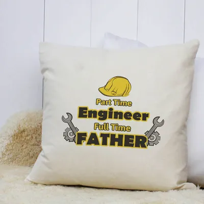 Engineer Dads Gift Pillow