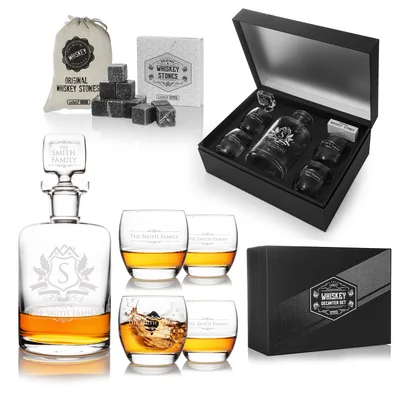 Family Gifts Personalized Louisville Whiskey Gifts in Premium Box