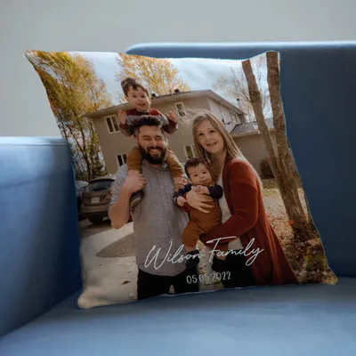 Family Special Photo Printed Pillow