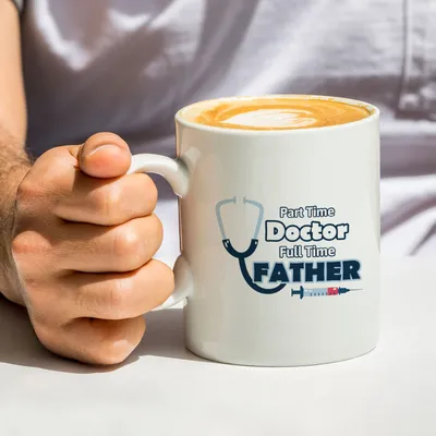 Father's Day Gift Coffee Mug for Doctor Dads