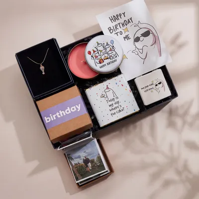 Flork Birthday Gift Box with Necklace for Her