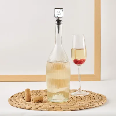 Flower Designed Personalized Wine Bottle Cap