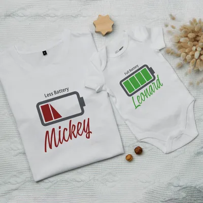 Funny Dad & Baby Matching T-Shirt Set - Perfect Newborn Gift