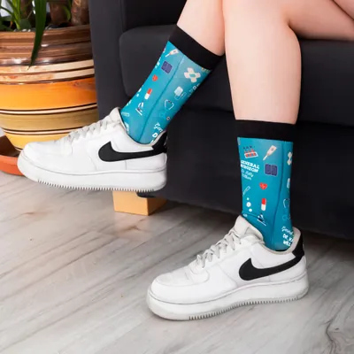 Gift for Doctors Medical Equipment Design Socks
