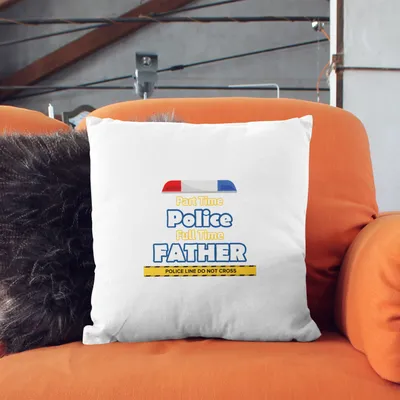 Gift Pillow for Police Officer Dads