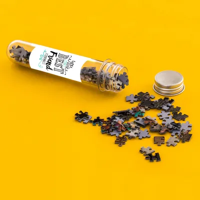 Gifts for Best Friend Mini Puzzle with Storage Tube