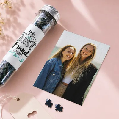 Gifts for Best Friend Mini Puzzle with Storage Tube