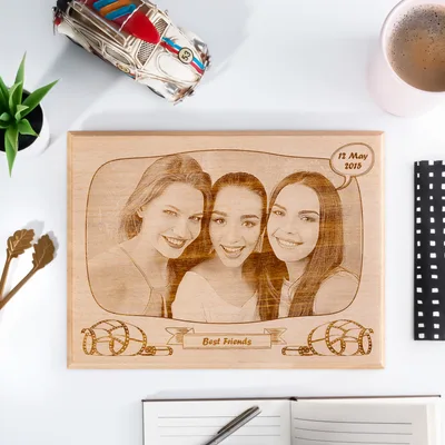 Gifts for Best Friends Wooden Photo Frame