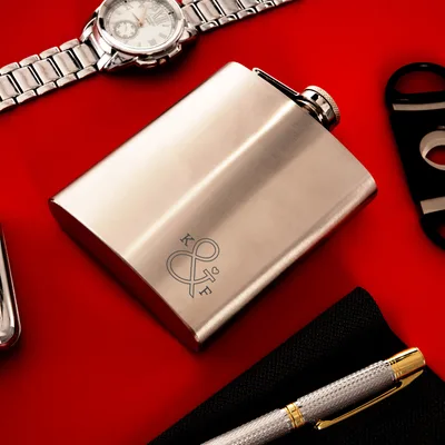 Gifts for Couples Minimal Design Stainless Steel Hip Flask