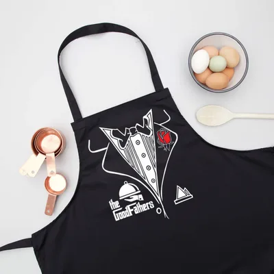 Gifts for Dad the Godfather Design Kitchen Apron