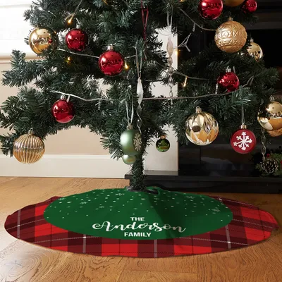 Gifts for Family Personalized Christmas Tree Skirt