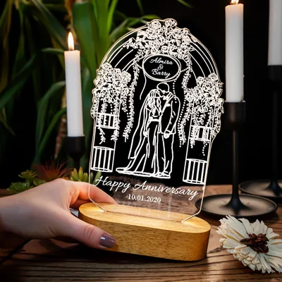 Gifts for Newly Weds Special Valentine's Day Gifts 3D LED Lamp