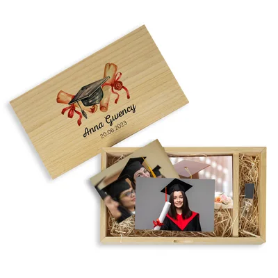 Graduation Ceremony Photos Special Personalized Wooden Picture Keepsake Box