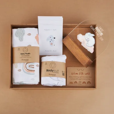 Hello Baby Gift Box for New Moms and Newborns