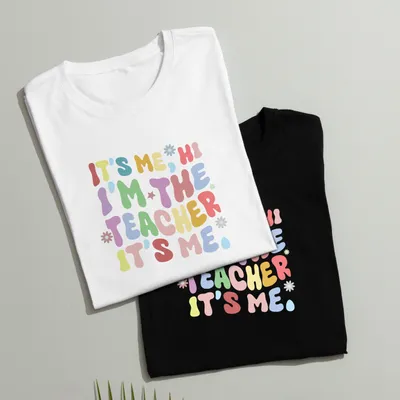Hi I'm The Teacher T-Shirt Perfect for Back to School and Teachers' Day