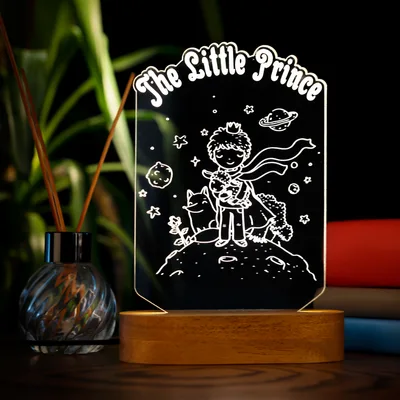 Le Petit Prince 3D LED Night Lamp