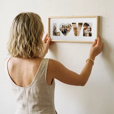 LOVE Designed Personalized Wooden Painting