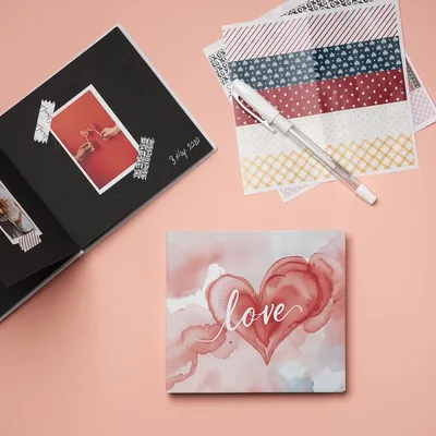 Love DIY Memory Album with 35 Photo Prints