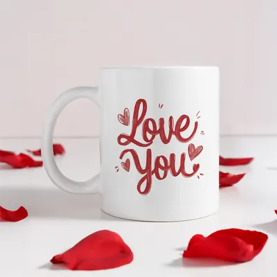 Love You Romantic Mug for Occasion