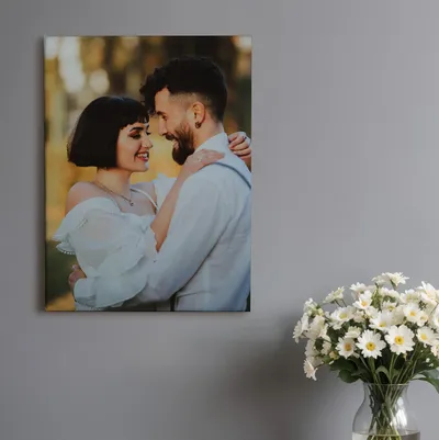 Married Couples Picture Canvas Art Print
