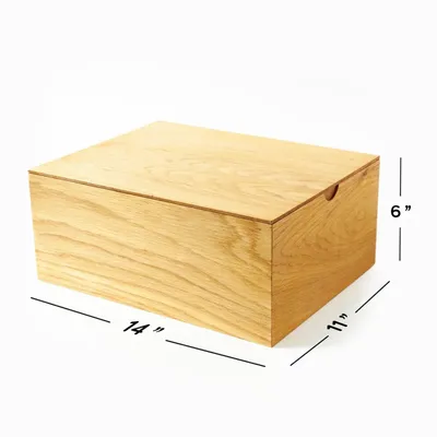 Medium Standard Long Oak Box