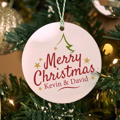 Merry Christmas! Personalized Christmas Ornament