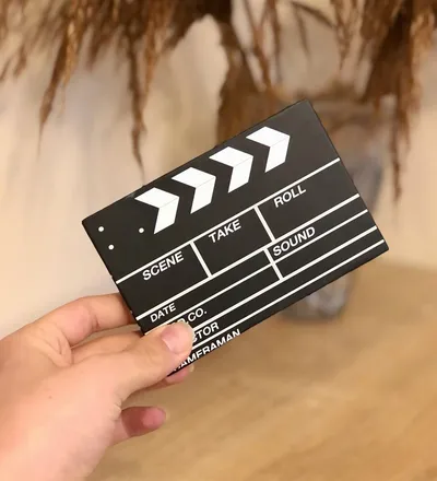 Mini Album with Clapperboard Design