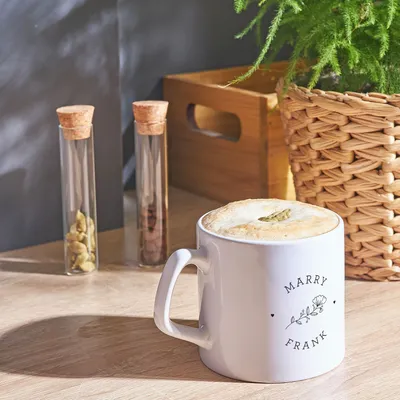 Minimal Name Printed Coffee Mug for Coffee Lovers