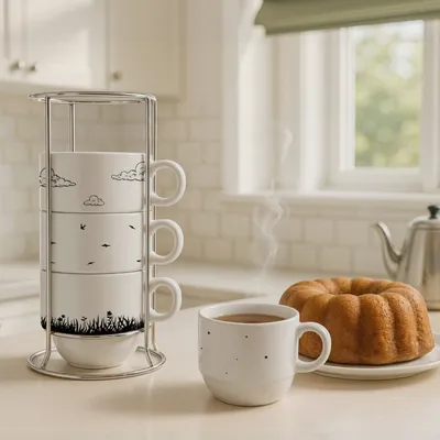 Minimalist Coffee and Tea Cup Set for Gifting