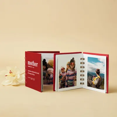 Mom Description 40-Photo Printed Mini Photo Album for Mother's Day