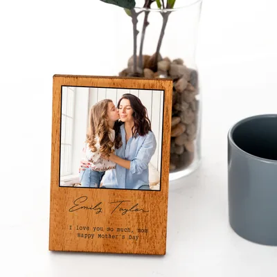 Mother's Day Gifts Photo Printed Solid Wooden Frame