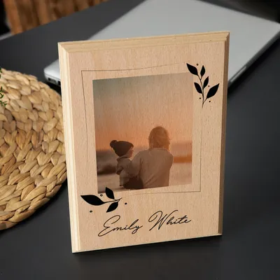 Mother's Day Gifts Printed Mini Wooden Photo