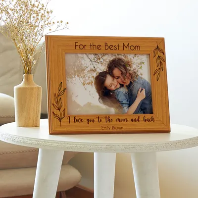 Mother's Day Gifts Wooden Picture Frame with Message