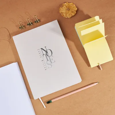 Name Printed Notebook with Typography Design