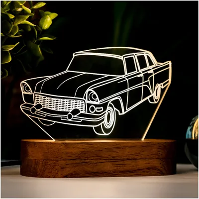 Nostalgic Car Enthusiasts 3D LED Lamp