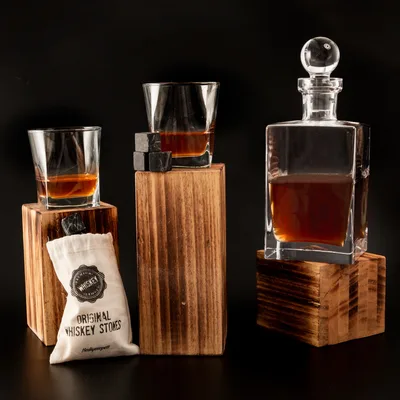 Orkney Whiskey Set in Wooden Box